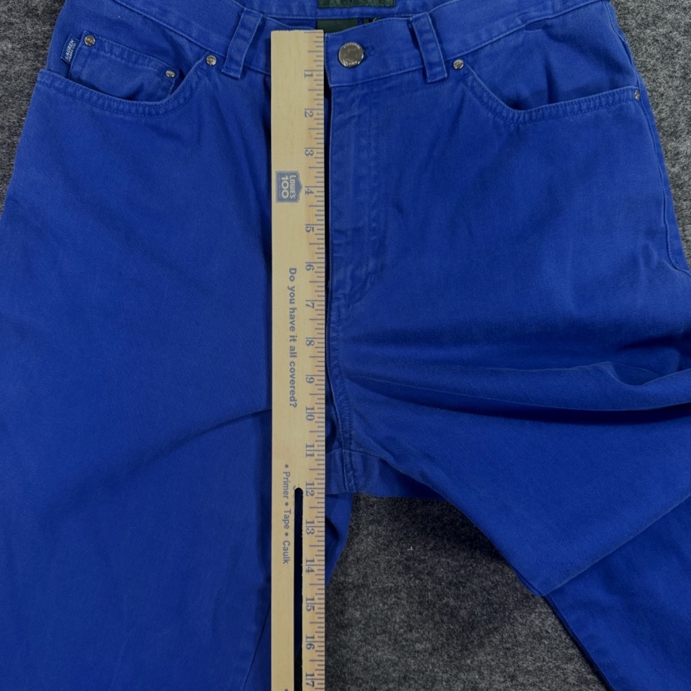 Lauren Jeans Co Women Capri Pants Sz 6 Royal Blue Flat Front Vintage 90's Y2K - Picture 7 of 13